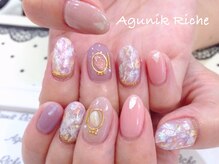 アグニークリッシェ(Agunik Riche)/【大理石ネイル】