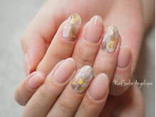 アンジェリーク(Angelique)/大理石風ネイル