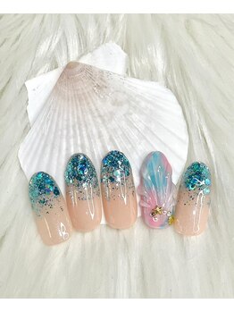 タムタムネイル 本厚木(Tam Tam Nail)/季節の定額simpleデザイン