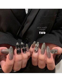 アイネイル 小倉(ai nail)/ロングリボンネイル