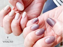 ワールド ビューティ ヴィヴァルト 宝塚店(WORLD BEAUTY VIVALTO)/ワンカラーネイル/秋ネイル