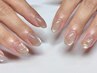 【HAND】ワンポイントが可愛い★ワンカラー＋パーツ2個☆パラジェル使用
