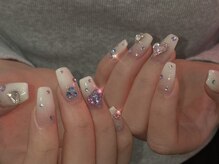 アイネイルズ 新宿店(I nails)/【Chiaki】カラフルビジュー