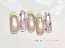 ホワイト(WHITE)/3月4月chillサンプルデザイン