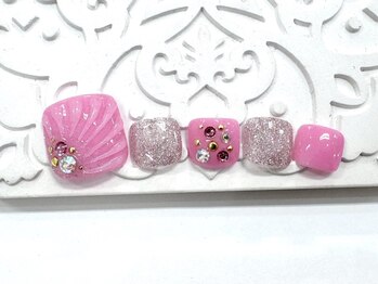 ネイルサロン アウリノ 大宮店(AULINO)/【フットＣ】定額7900円コース