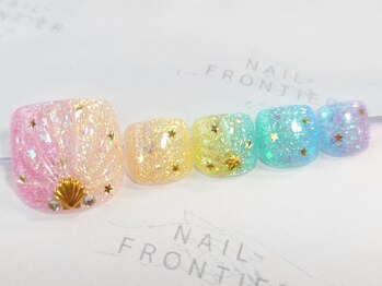 ネイルフロンティア 吉祥寺(NAIL FRONTIER)/Eレインボーキラキラ8980円～