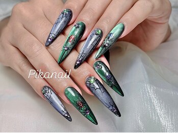 ピカネイル 上野 御徒町(Pika Nail)/ゴシックハロウィンxマグネット
