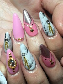 大理石スカルプアート