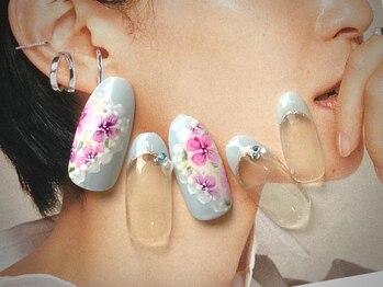 ビューティーサロン ハル(beauty salon haru)/【花柄コースター】