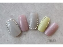 スリー 自由が丘(THREE)/JIMMY CHOO風　スタッズネイル