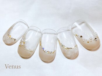 ビーナス(Venus)/タイダイフレンチネイル
