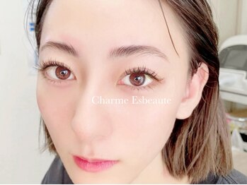 シャルム エスボーテ(charme Esbeaute)の写真/元マツエク講師のプライベートサロン!!LEDフラットラッシュ120本¥6000/140本6500(他店リペアOK)♪居心地◎