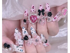 アシメトリーヒョウ柄