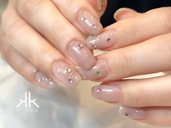 ケーツーネイル(k-two nail)/カラフルパーツネイル(みな)