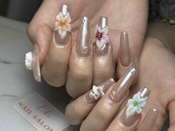 キヒ 渋谷店(Kihi)/チップ長さだし持ち込みデザイン