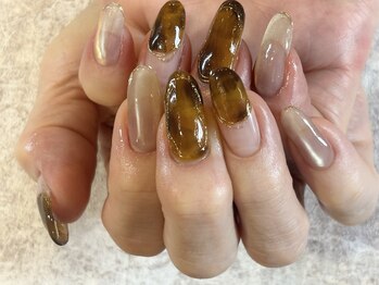 ガーデン ヘア&エステ&ネイル Garden/べっ甲デザイン