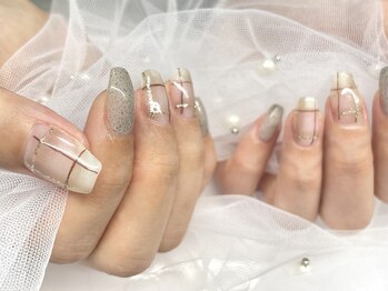 フェルンヴェー 代々木(Fernweh)/秋冬人気のチェックネイル