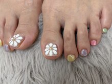 アムネイル(am.nail)/2本アート+オーロラ追加