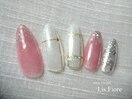 うる艶ピンクとチェック