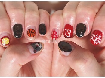 サニーサイドアップ ネイル(Sunny SideUp nail)/Inspired by NBA