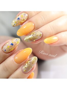 リノ ネイル(Rino nail)/ｃlear flower