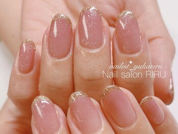 リル(RIRU)/ピンク×ラメグラ