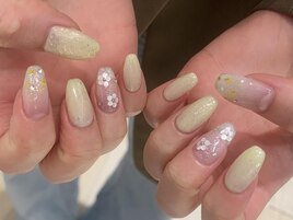 春ネイル/お花デザイン