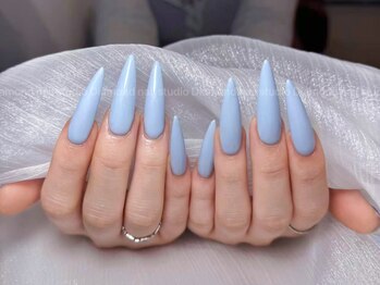 ダイアモンドネイルスタジオ 新宿店(Diamond Nail Studio)/チップ長さだしワンカラー