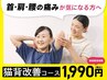 ★新規限定★【猫背改善！】首肩腰の痛みが気になる方へ￥6080→¥1990