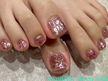 ビューティフルムーン ネイル 本厚木(Beautiful Moon Nail)/限定フットワンカラー