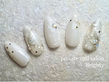 プライベートブライティ(Brighty)/オトナ星ネイル