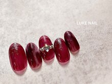 ルークネイル 恵比寿店(LUKE NAIL)/ニュアンスマーブルビジュー　春