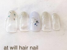 アット ウィル ヘアー ネイル(at will hair nail)/定額デザインSimple¥6,490