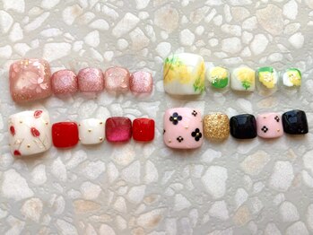 ミンクスタイル 恵比寿店(Mink Style)/桜ネイル/フラワーネイル/春