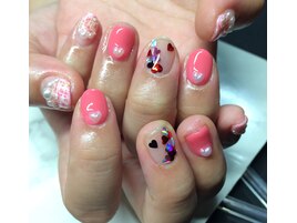 ハート満載女子ネイル☆オーダー