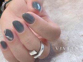 くすみカラー　くすみネイル