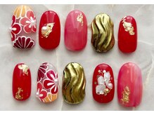 ユニティネイル(Unity nail)/振袖ネイル