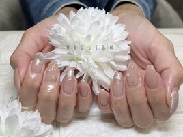 pink × glitter gradation