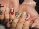 花柄ネイル