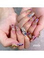 ミウ ネイル(miu nail) 長さ出し10本+90分持ち込みコース。ギャルネイル☆