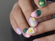 ミニョン 北堀江(mignon)/春の個性派ネイル