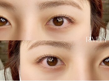 アイラッシュサロン リブリー(RIVELY)の写真/抜群のデザイン力◎自然なボリュームUPで可愛い目元を実現!《高濃度トリートメント付☆まつげパーマ¥5300》