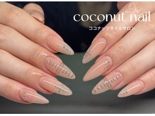 ココナッツネイル/ドットネイル