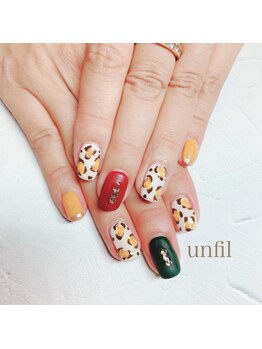 アンフィルルーム(unfil room)/アシンメトリーネイル