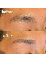 ネイルアンドアイ ビューティーオーブ(nail&eye beauty ORB)/アイブロウWax脱毛