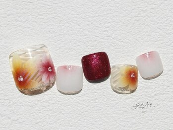 geNe 'n GRUS(ジーン アンド グルス)/6月7月FOOTエアジェルアート