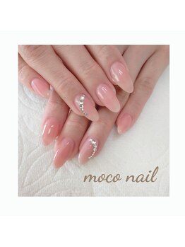 モコネイル(moco nail)/☆ワンカラー2本アート☆