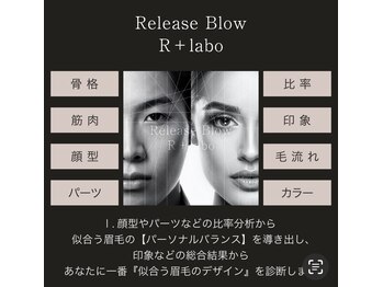 リリースブロウ(Release Brow)/メンズアイブロウ/眉毛サロン
