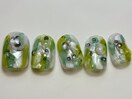緑つぶつぶインクもや¥7550