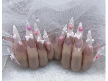 ロカネイル(ROKA NAIL)の写真/スカルプ・長さだし専門サロン！トレンドパーツ多数ご用意◎イベント前にもおすすめ♪[新大久保/東新宿]